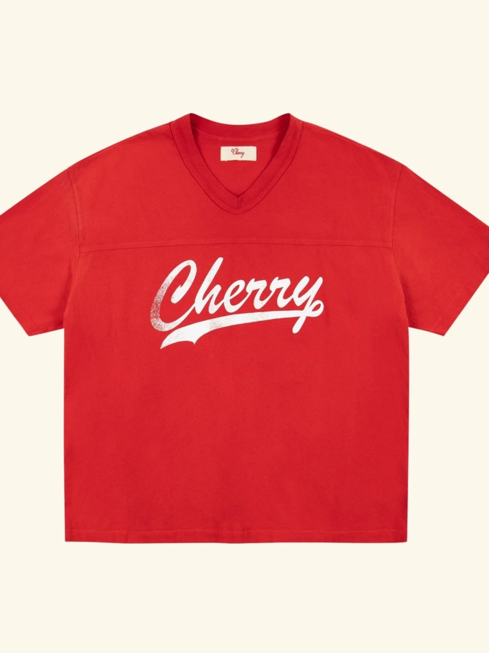 Cherry LA Cotton Football Boxy Jersey (Red) XL NWOT